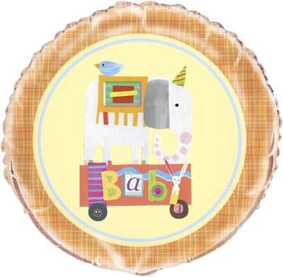 UNIQUE - Aluminium ballon kleine circus 45 cm met olifant