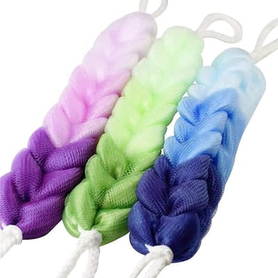 Set van 3 Bad Sponsen voor Douche en Bad, Massage Spons, Zeep Spons en Lichaamsverzorging Accessoires