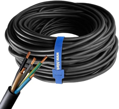 5-aderige 1,5mm2 H07RN-F Bouwplaats- en Industriële Kabel 60 Meter