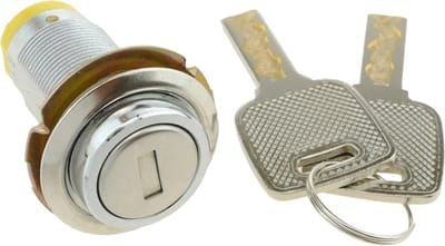 PrimeMatik - 37 mm x M18 nokslot met platte sleutel met gele schakelaar