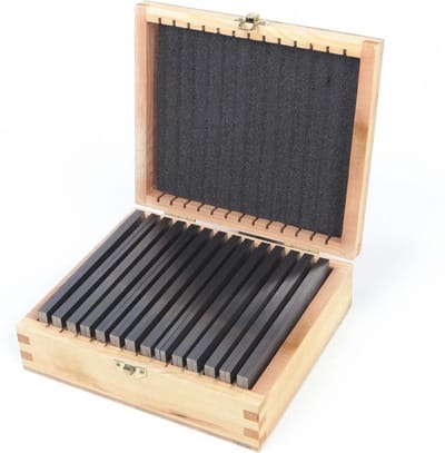 HBM 28-delige Parallelset Model 3, tolerantie 0,005 mm, voor metaal en hout