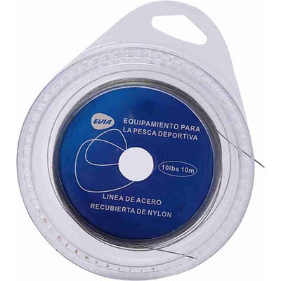 Fil de pêche en acier tressé haute résistance à 7 brins de 10 m (10 lb) white