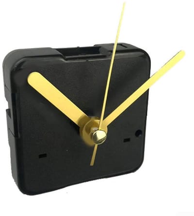 Dailygoods - Dailygoody - Klok beweging kit - Stille kwarts klok mechanisme - Doe-het-zelf accessoire - E - Wandklok reparatie - Geschikt voor eigen creaties - 6 x..