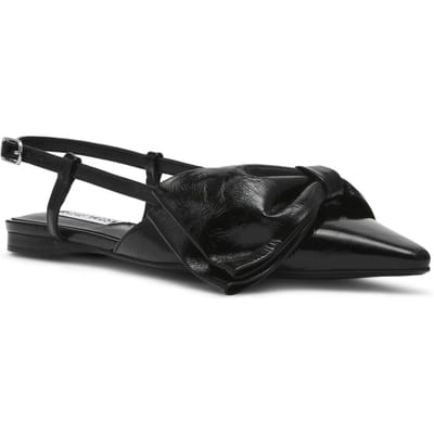 Steve Madden Dazzled Flat Shoes Black Leather Maat: 36 | Sandalen Outlet | Dames | Zwart