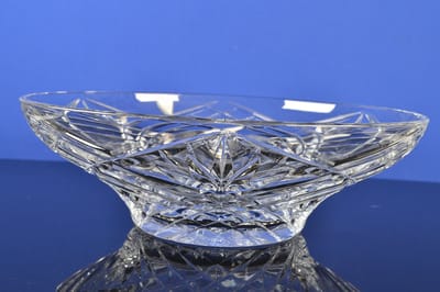 Luxe Kristallen Fruitschaal / Decoratieschaal – Handgeslepen Design