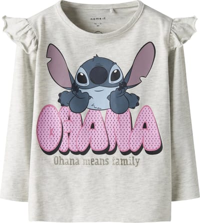 NAME IT - NMFOLGA STITCH LS TOP WDI - Meisjes - Lange mouwen shirts