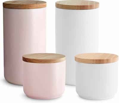 Springlane Keramiek voorraadpotten Sweet Scandi - Set 4-delig