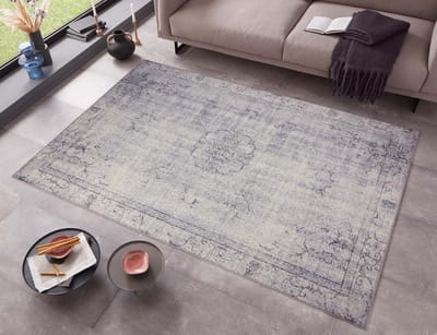 Vintage vloerkleed - Ida grijs 80x150 cm
