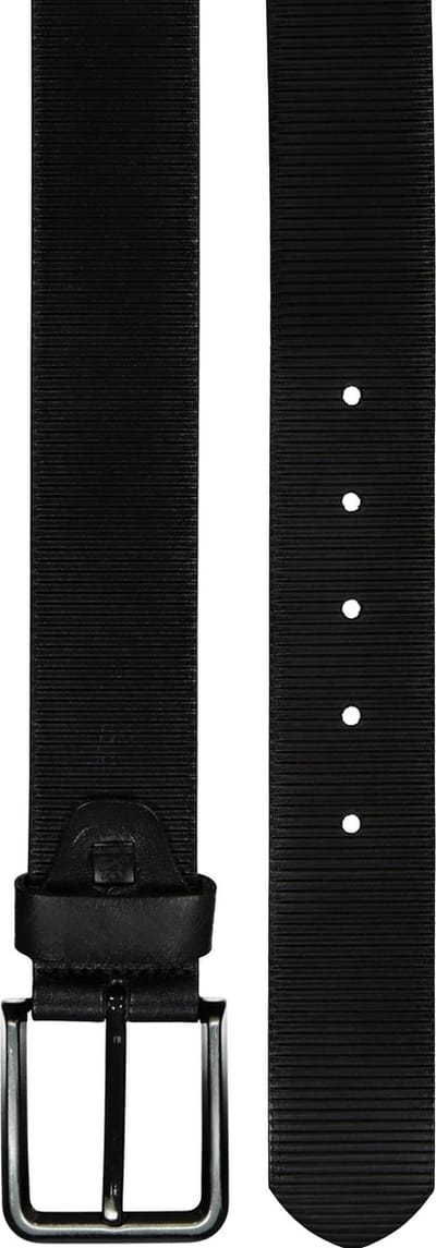 LINDENMANN leren heren riem - zwart