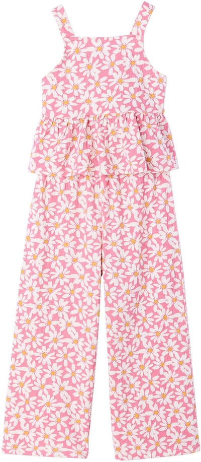Vertbaudet Set broek hemdje bloemen
