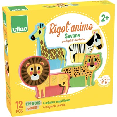 VILAC magnetisch spel savannedieren 2 jr+