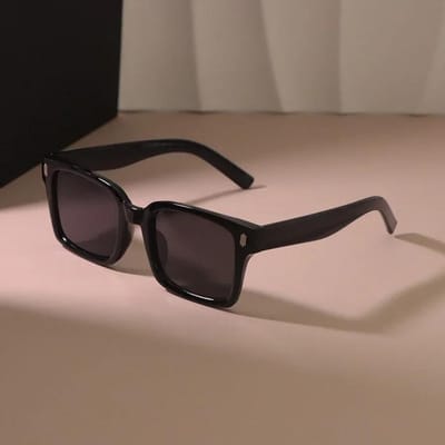 Protection UV Léger Confortable Durable Haute Qualité Rétro Élégant Forme Carrée Femme Homme Femmes Hommes Lunettes de Soleil Other