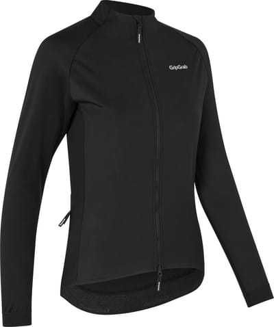 GripGrab - W's PACR Winter Fietsjack voor Dames Winddichte Wielrennen Winterjack Thermo Softshell Jacket - Zwart - Vrouwen - Maat XS