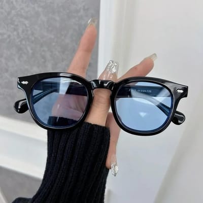 Vintage Ronde Zonnebril Dames Heren Coole Spiegel Lens Stijlvolle Zonnebril Persoonlijkheid Kleuren Oculos De Sol Other gray