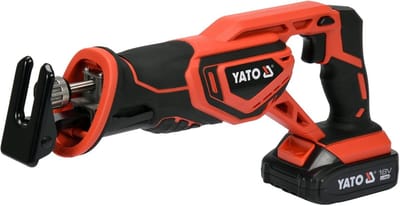 Accu reciprozaag 18V met Li-Ion batterij 2,0 Ah, 3000 rpm, 80 mm slag, gereedschapsloze zaagbladvervanging