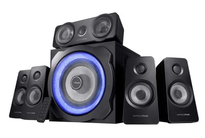 Trust GXT 658 Tytan - Gaming Speakerset - 5.1 Surround - 180W Piekvermogen - Zwart