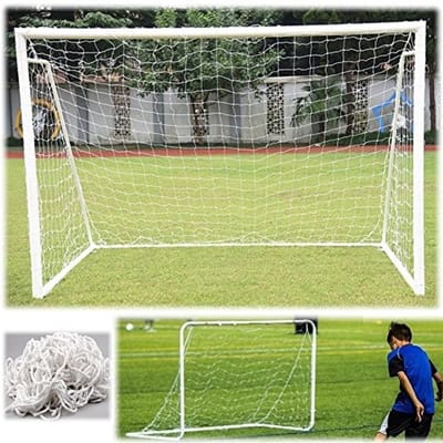 Dailygoods- Voetbaldoelnet duurzaam - Vervangend Voetbalnet - Doelnet - Ballennet - Voetbal Trainingsmateriaal - Hoogwaardige Polypropyleenvezel