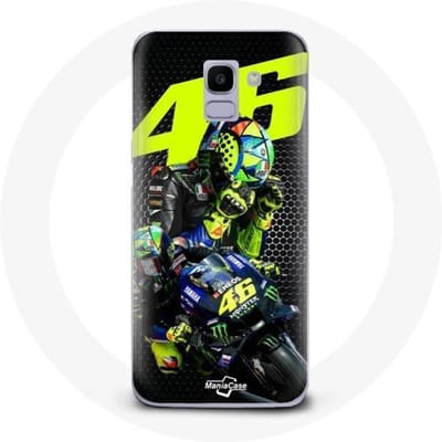 Case voor Samsung Galaxy A8 2018 Valentino Rossi motoGP 46 Speed ​​Driver