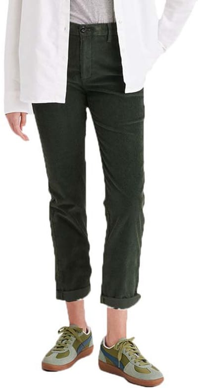 Dockers Weekend Slim Ankle Chino Broek Groen 25 / Long Vrouw