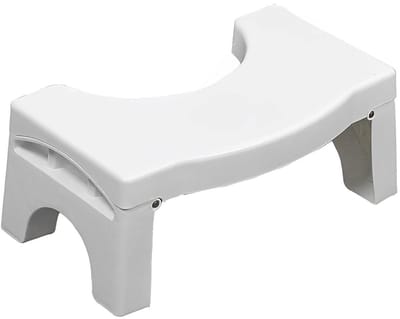 Inklapbare fysiologische voet voor toiletten