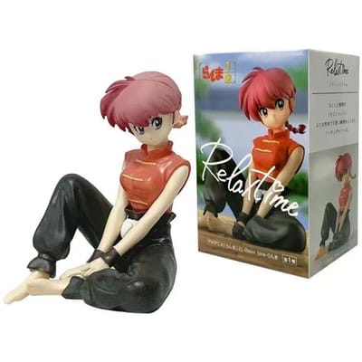 Original BANDAINAMCO BANPRESTO Ranma 1/2 Relax Time Shampoo Tendou Akane Ranma Figurine PVC Modèle Collectionneur Figurine Jouet