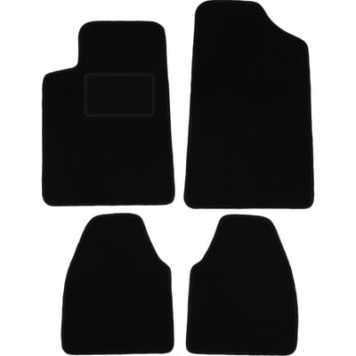 Zwarte veloursmatten voor: Peugeot 607 sedan (1999-2010)
