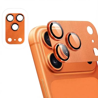 imoshion Camera Lens Protector - Geschikt geschikt voor Apple iPhone 17 Pro - 2 Pack - Cosmic Orange