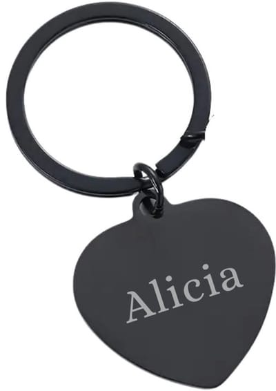 Hondenpenning Zwart hart - Dogtag - RVS Huisdierpenning - Hondenpenning inclusief graveren - Petshop Seven®