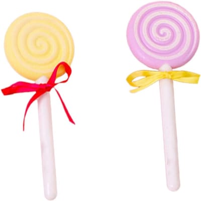 Voet Slijpsteen - Puimsteen Voetverzorging - Dode Huid Verwijderen - Lolly Vorm Ontwerp - 20 x 7 cm - Diverse Kleuren