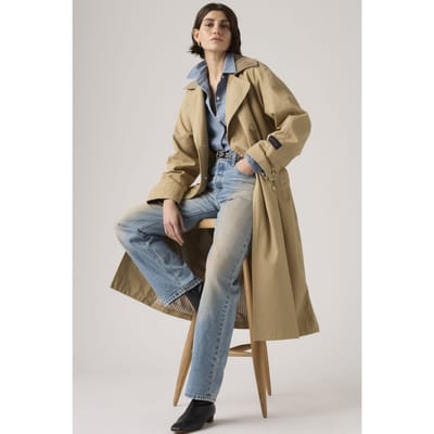 Levi's Bree Classic Long Trench Coat Taglia: L | Trench Outlet | Donna
