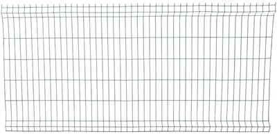 Enkelstaaf hekwerk groen 120cm hoog 250cm breed.