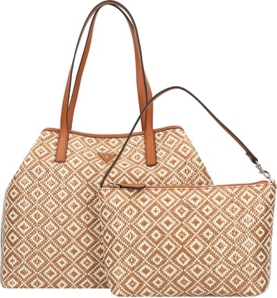 GUESS Shopper Vikky II Large Tote Cognac Lichtbruin