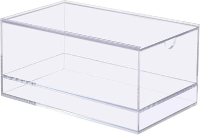 Mahjong Tegeltas - Kaart Organizer - Spel Avonden - Transparant Acryl - 25 cm - Transparant
