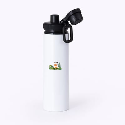 Hacebo® - Leuke waterfles met draaidop zwart - Collega - Collega - Verjaardag cadeau - Valentijn cadeau voor mannen en vrouwen - Cadeau voor hem en haar - met tekst - water fles - 850ML