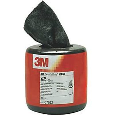 Vliesschuurrol MX-SR L.6m B.100mm ultrafijn grijs 3M