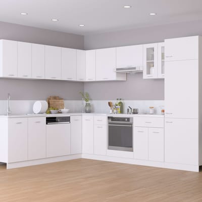 vidaXL - Bovenkast - Lyon - 50x31x60 - cm - bewerkt - hout - wit