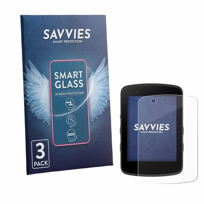 3 Stuks Savvies Screenprotector - geschikt voor Bryton Rider 650 / 550 - beschermfolie glas transparant