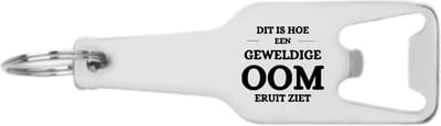 Akyol - dit is hoe een geweldige oom eruit ziet flesopener - Oom - familie - cadeau - 105 x 25mm
