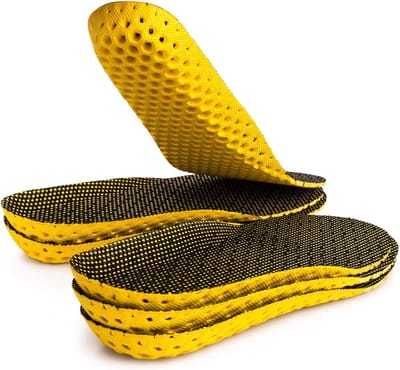 3 paar inlegzolen voor frisse voeten, extra demping, schoeninlegzolen tegen geur voor wandelen, trekking, hardlopen, sportinlegzolen, maat 35-46 (41-46 EU / 7-12 UK)