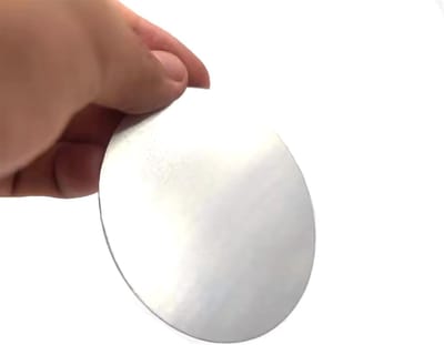 Aluminium Ronde Plaat - Metaalplaat Plaatstaal - Modelbouw Toepassingen - Hoge Hardheid Corrosiebestendig - Diameter 400mm Dikte 6mm - Aluminiumkleur