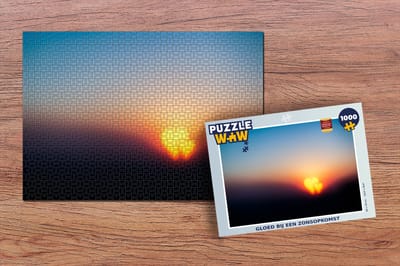 Puzzel Gloed bij een zonsopkomst - Legpuzzel - Puzzel 1000 stukjes volwassenen
