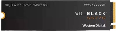 Western Digital Black SN770 - Interne SSD - NVMe M.2 - 1 TB