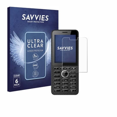 Savvies - Screenprotector voor Energizer E288S - Folie Beschermfolie transparant 6 Stuks