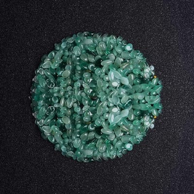 Dailygoods- Sierstenen 3-5 mm - Kleine Halfedelstenen - Decoratiegranulaat - Voor Handwerk/Aquarium - 100 g - Wit Kristal - Decoratiestenen