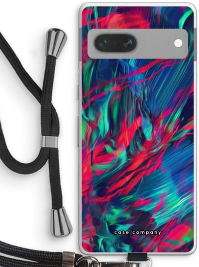 Case Company® - Hoesje met koord geschikt voor Google Pixel 7 hoesje met Koord - Pilgrims Of The Sea - Telefoonhoesje met Zwart Koord - Bescherming aan alle Kanten en Over de Schermrand