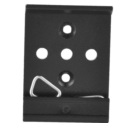 Vaste klem voor DIN-rail, 35 mm aluminium relaismontageclip voor het bevestigen van 35 mm DIN-rails, betrouwbaar en duurzaam