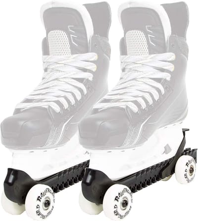 Schaatsbeschermers met wieltjes voor ijshockey en schaatsen
