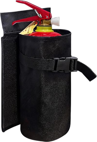 Brandblusserhouder - Voertuig Klem - Veilig Transport - Verstelbare Band - 29 cm - Meerkleurig