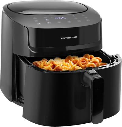 Digitale Heteluchtfriteuse - Grote Airfryer - Gezond Frituren - 8 Programma's - 72 Liter - Zwart