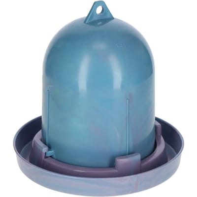 Gerecycleerde plastic kippen/kippen drinkbak Kerbl